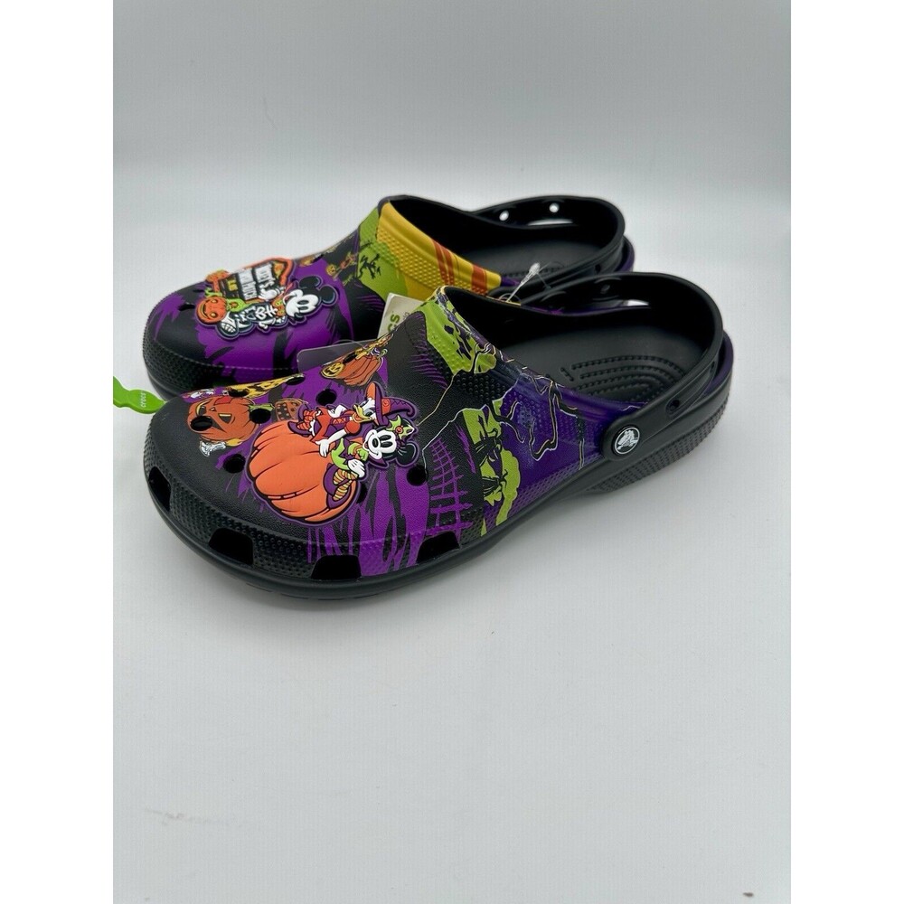 NEW Disney Mickey Mouse Halloween Crocs Clogs Shoes Mens Size 12 EU 46 - 47 - Picture 3 of 6
